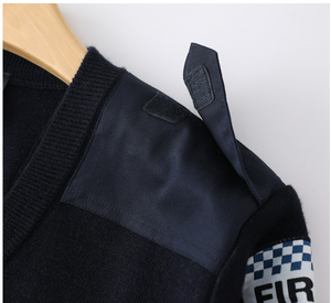 Pull tactique de sécurité pour hommes DFU110 bleu marine foncé - Product Image 4