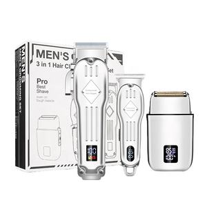 RUCHA Set Profesional 3 en 1: Cortapelos, Afeitadora de Lámina y Mini Rasuradora para Hombre - Product Image 4