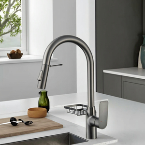 <span class=keywords><strong>Robinet</strong></span> de cuisine moderne KAWAL en zinc, monocommande, à poser sur le comptoir, avec douchette extractible, cartouche céramique, <span class=keywords><strong>d</strong></span>ébit contrôlé, <span class=keywords><strong>eau</strong></span> chaude/froide - Product Image 5