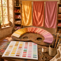 Tissu teint écologique, tissu imprimé durable, tissu à motifs personnalisés OEM ODM pour vêtements, fournisseur en gros