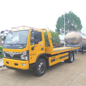 Dongfeng 6Ton One Tow Two Wrecker Flat Bed Tow Truck Diesel Manual Vehicle Breakdown Wheel Lift Road Wrecker Prix réduit - Product Image 4
