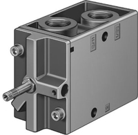 Solénoïde monostable MOFH-3-3/4, 3/2 normalement ouvert, 3 canaux, électrique, interface métrique, maximum 7500L/min, série MOFH-3-3/4