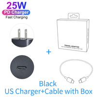 Vente chaude Original 25W PD Chargeur USB-C Port Power Travel Adapter Chargeur Fast Wall Charger pour Samsung Mobile Phone
