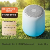 Haut-parleur Bluetooth Macaron, haut-parleur sans fil portable avec étanchéité IPX4, mini haut-parleur rechargeable pour voiture et extérieur