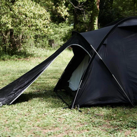 Tente de camping légère 2 places pour la randonnée, le trekking, profil bas, coupe-vent, type dôme tunnel, fabrication OEM personnalisée