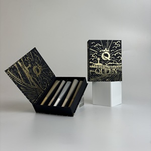 Factory Price Wholesale 5 Pack <strong>Rolled</strong> Cigarette Packaging Box Hot Stamping Logo Child Resistant Pre <strong>Paper</strong> <strong>Roll</strong> Cone Box - Product Image 2