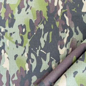 Tela de Camuflaje Estadounidense MC <span class=keywords><strong>Tropic</strong></span> Camo Personalizada, Poliéster y Algodón TC, 21*16 108*58 195gsm, para Uniformes de Exterior, Suministro al por Mayor - Product Image 3