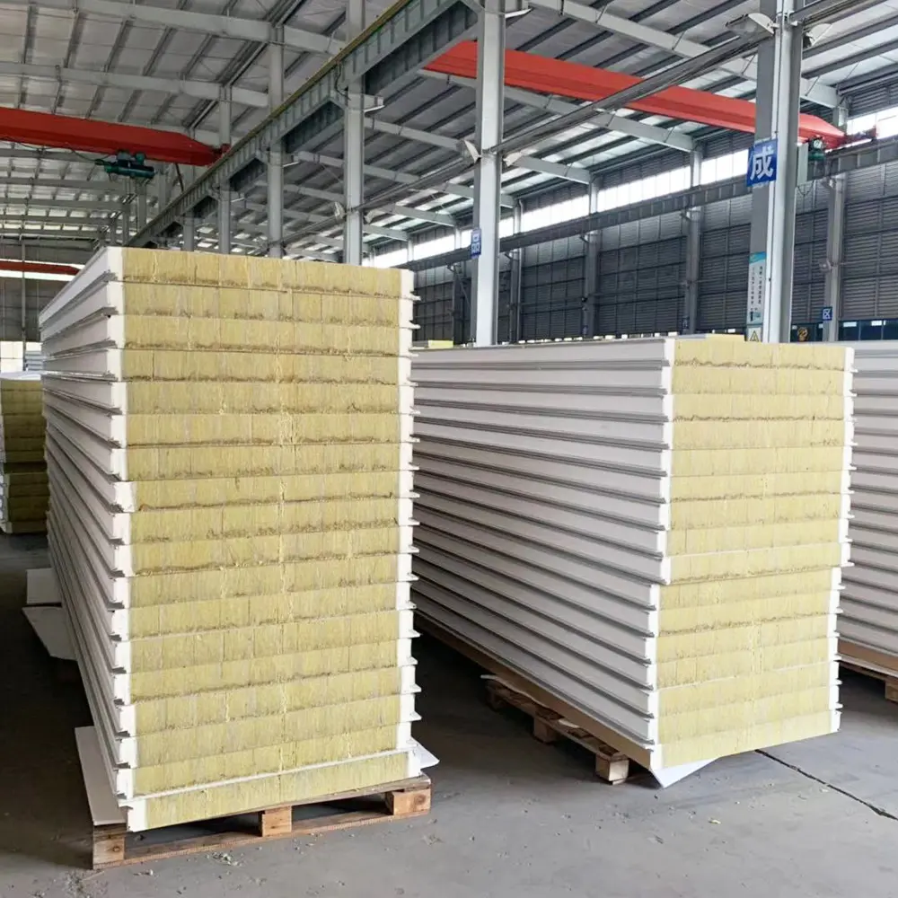 Steel Structure Houses with EPS/PU/PIR/Rock Wool/Polyurethane Sandwich Panel Wall Roof Price Graphic Design Solution Available