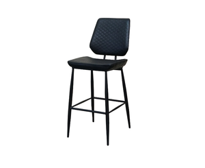 <span class=keywords><strong>Tabouret</strong></span> <span class=keywords><strong>de</strong></span> bar en cuir très demandé avec dossier incurvé évidé et pieds en métal pour îlot <span class=keywords><strong>de</strong></span> cuisine, maison et restaurant-café (vente en gros) - Product Image 4