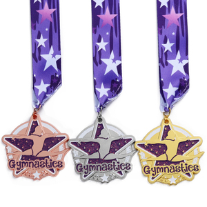 Personalizzare oro argento bronzo coniglio disegno animale Logo ginnastica per bambini ginnastica <span class=keywords><strong>nome</strong></span> medaglia <span class=keywords><strong>con</strong></span> stampa UV - Product Image 2