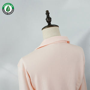Wholesale Custom 100% Organic Cotton <b>Lounge</b> Wear Pajamas,V-Neck <b>Trousers</b> 2 Piece Home Service Sleeping Pajama - Product Image 3