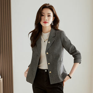 Nuevo Conjunto de Blazer Clásico para Mujer <span class=keywords><strong>2023</strong></span>, Blazer Elegante de Talla Grande para Negocios, Chaqueta para Mujer - Product Image 4