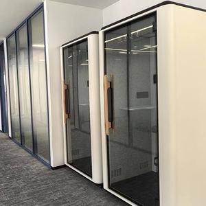 Cabine Acoustique Mobile Moderne Facile à Assembler, Cabine <span class=keywords><strong>Téléphonique</strong></span> Insonorisée pour une Personne, Idéale pour les Bureaux - Product Image 2