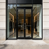 Barre anti-panique Sunnysky pour porte d'entrée commerciale, quincaillerie extérieure pour portes battantes, sortie d'urgence pour magasins de détail