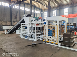 Machine automatique <span class=keywords><strong>de</strong></span> fabrication <span class=keywords><strong>de</strong></span> briques <span class=keywords><strong>de</strong></span> pavage avec interverrouillage PLC, alimentation par <span class=keywords><strong>palette</strong></span> et malaxeur QTJ4-25D - Product Image 5