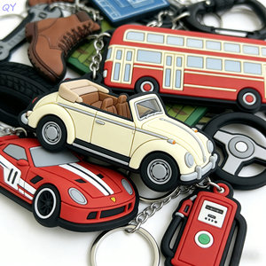 QY Soft PVC Keychain Cartoon Animal Pendant Cute <b>Bag</b> Charm Promotional Souvenir <b>Key</b> <b>Ring</b> Collectible Gift - Product Image 4
