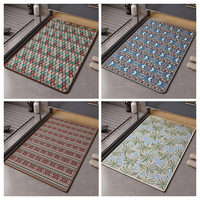 Tapis de bain tropical en forme de cocotier, antidérapant, séchage rapide, absorbant, tapis de sol pour salle de bain, design personnalisé, directement de l'usine