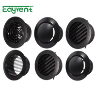Diffuseur d'air rond anti-corrosion pour HVAC, grille de ventilation de plafond réglable, faible bruit, prise d'air frais pour usage intérieur