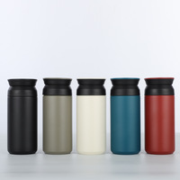 Bouteille d'eau en acier inoxydable japonais 304 avec filtre, bouteille d'eau thermique portable de sport en plein air, thermos, flacon isotherme sous vide