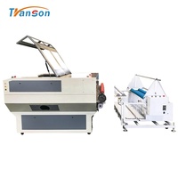 Mesin Pemotong Laser Tekstil Kain Pemberi Makan 1610 CO2 Otomatis untuk Pemotong Kain Gulungan