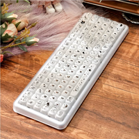 Clavier silencieux X100 Tri-mode / Filaire 2.4G pour femmes et usage bureautique (100 touches)