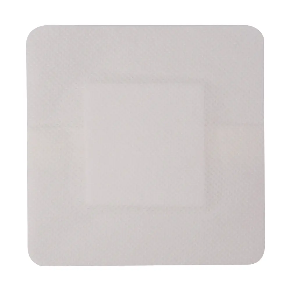 10*10cm colore bianco Super assorbente medico avanzato non tessuto cura delle ferite medicazione adesiva con bordo