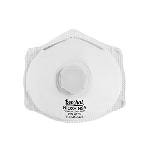 Niosh <span class=keywords><strong>Respirator</strong></span> Dewasa sekali pakai N95 bersertifikat harga rendah MS6255 masker tahan debu Filter pernapasan dicetak Anti debu PPE - Product Image 1