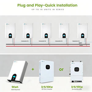 2.5kWh 5KW 5kwh 25.6V การออกแบบพลังงานแสงอาทิตย์แบบแยกติดผนังสำหรับบ้านแบตเตอรี่100Ah แรงดันไฟฟ้า25.6โวลต์เล็กน้อยช่วยให้มั่นใจได้ถึงการจัดส่งพลังงานที่เสถียร - Product Image 3