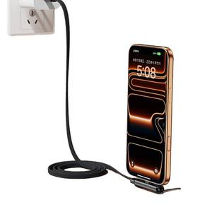 <span class=keywords><strong>2026</strong></span>年トレンド 高品質 編組 1m USB C タイプC データケーブル ホルダー付き PD3.1 240W急速充電 480Mbpsデータ転送ケーブル - Product Image 1