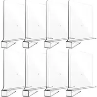 Buy Wholesale China Plastic Clear Closet Dividers For Shelves, Shelf  Separators In Closet, Shelf Dividers, & Acrylic Clear Shelf Dividers at USD  3.02