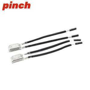 Protector Térmico de Motor Pinch 17AM, 60°C~180°C, 10A, Interruptor de Temperatura Normalmente Cerrado con Funda de Goma - Product Image 3