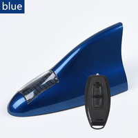 Antenne de voiture universelle à aileron de requin pour signal radio HF/VHF, signal sans fil, signal numérique CB/GSM, lumière d'avertissement LED et lumière stroboscopique