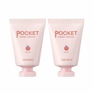 Tony Moly Pocket crema per le mani vegano pesca profumo 2ea 30ml lozione sbiancante acido ialuronico biologico vitamina C scatola di lavanda fornito - Product Image 1