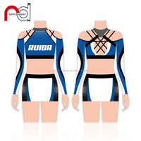 De joie personnalisés vêtements de sport de haute qualité cheer uniformes uniformes de cheerleading pour la joie des cascades de concurrence