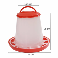 Équipement d'élevage avicole, mangeoire à poulet de 6 kg, mangeoires automatiques pour animaux, abreuvoir, mangeoire à poulet