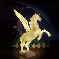 Pegasus cheval volant jardin rue extérieur vacances événement éclairage décoration de mariage LED Motif lumières LED lumière décorative