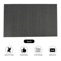Porte-menu de restaurant de luxe et de haute qualité en cuir PU, avec clip, couverture de menu d'hôtel, annuaire des clients, logo personnalisé