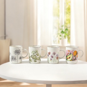 Petite <span class=keywords><strong>tasse</strong></span> en grès céramique pour couple, paire de tasses pour meilleurs amis, cadeaux de mariage, cadeau café Instagram, personnalisable, style Ins - Product Image 1