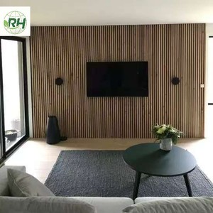 Moderne Innenraum-Holzwanddekoration Schalldämmende 3D-Akupanel-Holzwandpaneele für Hotel-Wohnzimmer-Wanddekoration von Akoestische - Product Image 6
