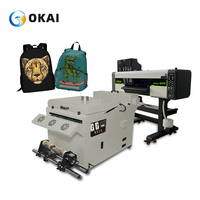 Okai 24 pouces Imprimante Machine Imprimantes à jet d'encre Heat Pet Film T-shirts L'impression personnalisée comprend une double tête d'impression I3200