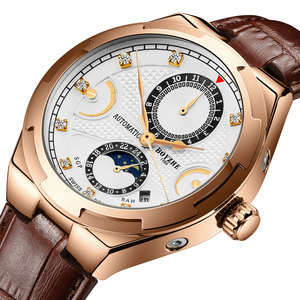 2023 pronto stock <span class=keywords><strong>orologio</strong></span> meccanico da <span class=keywords><strong>uomo</strong></span> impermeabile orologi automatici <span class=keywords><strong>cinturino</strong></span> di alta qualità <span class=keywords><strong>orologio</strong></span> da polso scheletro fasi lunari - Product Image 2
