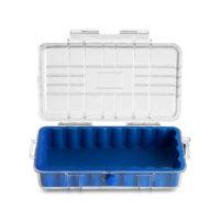 Kanture GD1010 — Mini étui plastique noir étanche pour téléphones, petit boîtier vide de transport rigide pour écouteurs