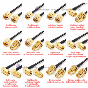 RF koaksiyel kablo düzeneği PVC yalıtımlı MCX Fakra F erkek MMCX erkek otomobil kablo demeti kullanımı için - Product Image 5