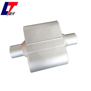 Giá thấp ss409 <span class=keywords><strong>flowmaster</strong></span> hình bầu dục 4''9'' xả <span class=keywords><strong>Muffler</strong></span> aluminized silencer Ống thép không gỉ cho xe ô tô - Product Image 2