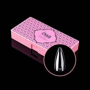 <span class=keywords><strong>Ongles</strong></span> artificiels professionnels en forme de stiletto, couverture complète moyenne, logo personnalisé OEM d'usine, vente en gros, 14 tailles - Product Image 1