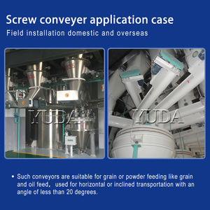 Máquina Transportadora de Parafuso Espiral para Milho, Trigo e Arroz em Aço Carbono, Elevador Tipo Parafuso 1-3T/H - Product Image 5