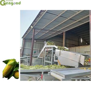 उच्च गुणवत्ता निरंतर ताजा मीठा मकई खाना पकाने मशीन मिठाई मकई प्रसंस्करण लाइन - Product Image 6