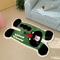 Tapis de salle de bain moelleux et absorbant en microfibre pour hôtel et maison