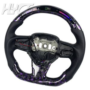 Volant personnalisé en cuir avec LED en fibre de carbone pour l'amélioration de l'intérieur de la voiture, adapté à Chrysler <span class=keywords><strong>300</strong></span> 300S 300C SRT - Product Image 2
