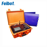 Lecteur RFID UHF Feibot F800 à 8 ports, deux lecteurs intégrés, routeur 4G, batterie en veille 40H, distance de lecture 0-15M, système d'exploitation Linux, ISO